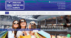 Desktop Screenshot of bolsasimpresasgarza.com